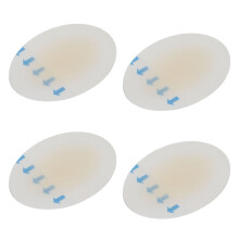 12 Pack Waterproof Gel Blister Pads for Toe Heel, 5.5x3.7cm