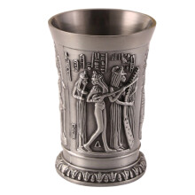Tasse à vin multifonctionnelle en métal, thème-892P étain ancien