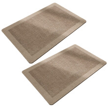 2pcs Bathroom Floor Mat NonSlip Soft High-quadrilateral