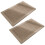 2pcs Bathroom Floor Mat NonSlip Soft High-quadrilateral 1