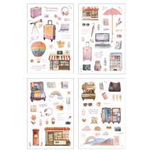 Travel Decorative Sticker Scrapbooking Supplies Waterproof-2
