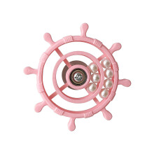 Engaging Parrots Toy With Rotate Spinners Colorful Safe-Pink