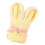 Long Eared Rabbit Themed Hand Towel With Thick Fabric-Yellow 1