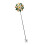 Garden and Patios Decorative Wind Spinner with Iron Flower 1