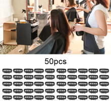 Stainless Steel 8 Teeth Hair Clips for Wigs & Extensions Black 1.1in – 50 pcs