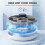 PawHut PawHut Automatic Cat Feeder Programmable Timer for 6 Meals 5