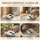 PawHut PawHut Automatic Cat Feeder Programmable Timer for 6 Meals 8