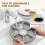 PawHut PawHut Automatic Cat Feeder Programmable Timer for 6 Meals 9