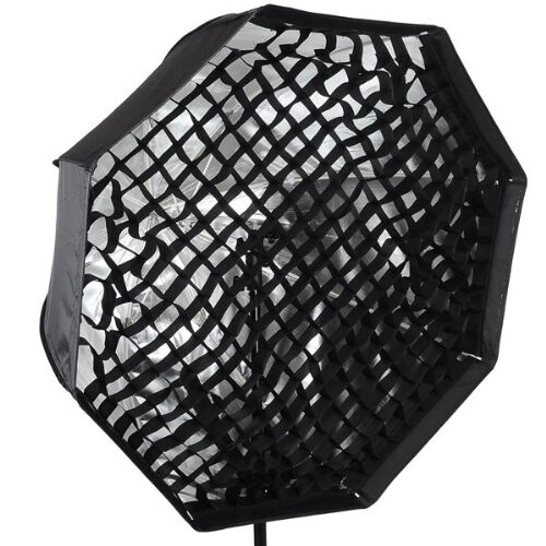 Octagonal Umbrella Softbox with Removable Honeycomb Grid for Soft Diffused Lighting 1