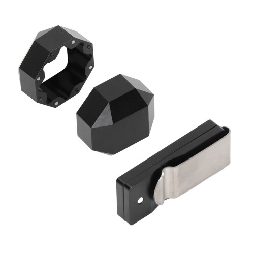 Octagon Aluminium Billiard Chalk Clip 2 Layers