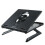 Foldable Laptop Stand with Cooling Fan, 9-Gear Adjustable, Black 1