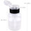 250ml Refillable Pump Dispenser Bottles with Lockable Pump Head for Alcohol and Cleaning Solutions, 2 Pack 2