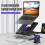 Foldable Laptop Stand with Cooling Fan, 9-Gear Adjustable, Black 4