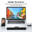 Foldable Laptop Stand with Cooling Fan, 9-Gear Adjustable, Black 6