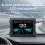Multifunctional Trip Computer P22 Car HUD OBD2 GPS Speedometer 3.5" Black 11