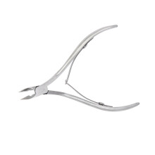 Professional Stainless Steel Cuticle Nipper 1/2 Jaw Single Spring for Manicure Pedicure Nail Care
