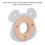 Holz- und Silikon-Tierform Baby-Schnullerringspielsauger Typ E 6