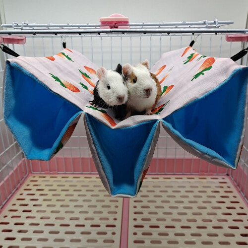 Soft Double Layer Hamster Tunnel Hammock 34cm, Comfortable Pet Bed 2