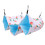 Soft Double Layer Hamster Tunnel Hammock 34cm, Comfortable Pet Bed 15