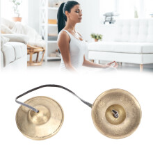 Handgefertigte tibetische Zimbeln 6,8 cm Brass-Glocken für Meditation & Yoga