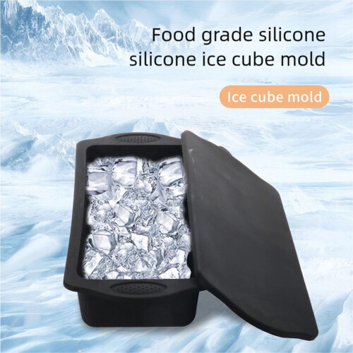 Moules à glace en Silicone faciles à utiliser, le plateau-Bleu 1