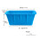 Moules à glace en Silicone faciles à utiliser, le plateau-Bleu 3