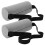 Pack Of 2 Modifiable Multiple Position Lumbar Support-grey 1