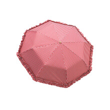 Parapluie pratique à bordure en dentelle pour bloquer-Bourgogne