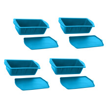 User Friendly Silicone Ice Bath Makers Safe Materials Four-Blue