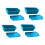 User Friendly Silicone Ice Bath Makers Safe Materials Four-Blue 1