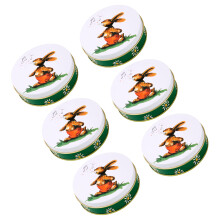 Récipients à bonbons sur le thème du lapin, 6 articles, boîtes-B