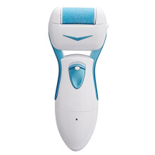 Electric Callus Remover Pedicure Foot File with Dual Roller Heads, Waterproof 360 Rotation, Blue