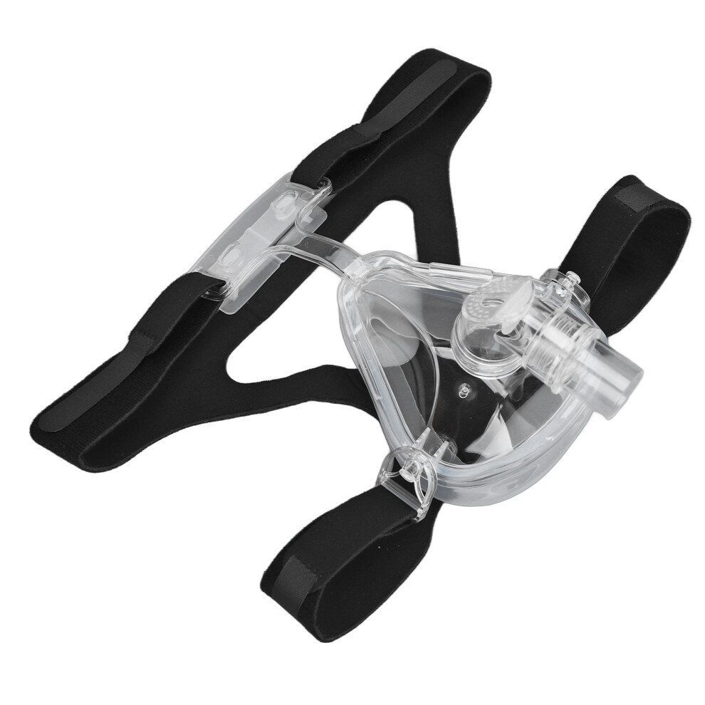 Breathing Machine Nasal Cover Set with 360 Rotation Adapter, PVC, Durable Headgear