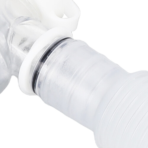 Disposable T Mouthpiece for Anesthesia, ABS, Universal Fit 2