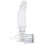 Disposable T Mouthpiece for Anesthesia, ABS, Universal Fit 4