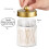 Small Plastic Jar for Bathroom Accessory Cotton Ball Holder 3
