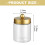 Small Plastic Jar for Bathroom Accessory Cotton Ball Holder 4