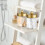 Small Plastic Jar for Bathroom Accessory Cotton Ball Holder 7