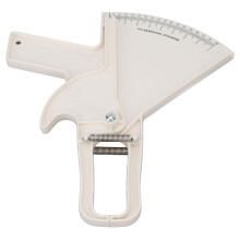 Professionelles doppelspringiges Körperfett-Caliper-Messgerät, Weiß ZFC05