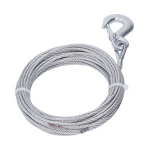 4 mm x 12 m Edelstahl-WindenSeil, 2000 lbs Belastbarkeit