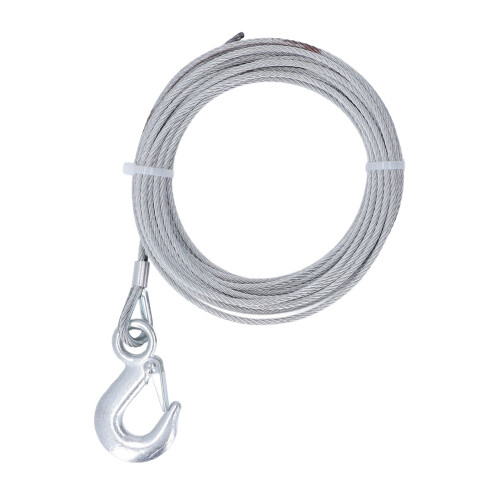 4 mm x 12 m Edelstahl-WindenSeil, 2000 lbs Belastbarkeit 2
