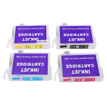 4-Farb-Tintenpatronenset für T0711/T0712/T0713/T0714 Drucker, Schwarz, Blau, Rot, Gelb