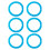 Six Flexible Baking Cover Dishwasher Safe And Safe-Blue 1