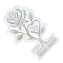 Silicone Rose Heart Shape Mould for Handmade Candle and-X1430