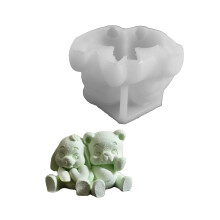 Easy Releases Silicone Mould for Lovely Animal-Puppy Bear