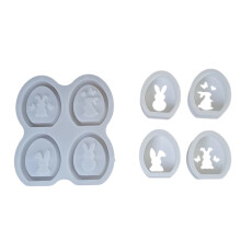 Food Grade Silicone Mould for Creating Eggs Shell Rabbits