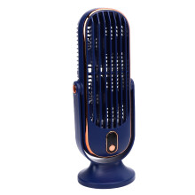 Tragbarer Tischventilator mit 5 Geschwindigkeitsstufen, 1000mAh wiederaufladbar, Blau