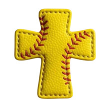 Pocket Blessing, elegante, handgefertigte Sport-Kreuze,-Gelb