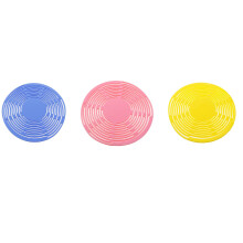 Durable Portable Wine Carriers Silicone-pink yellow blue