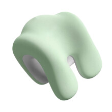 Oreiller de soutien pour le cou, réduisant-Couleur gris vert mat